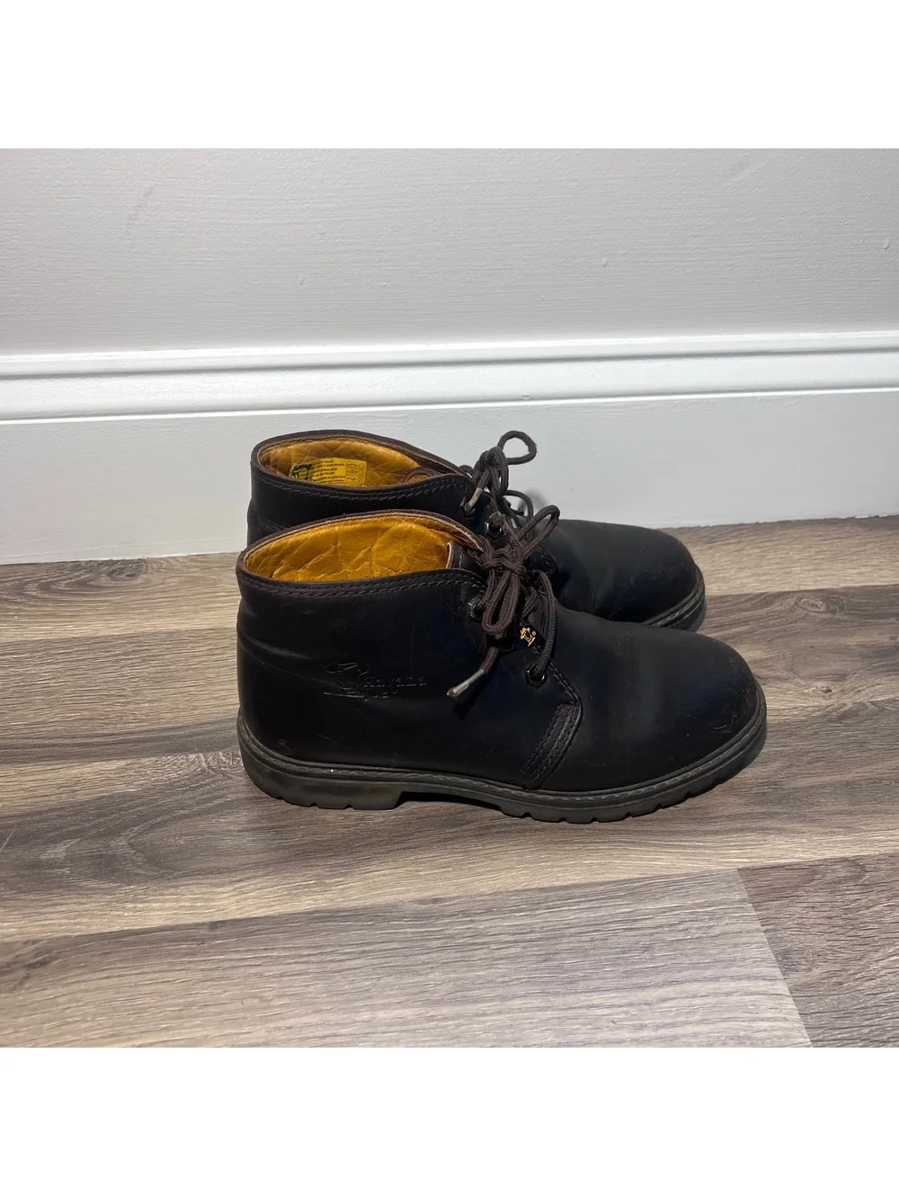 Havana Joe black leather chukka boots Women's Size 8.5 (39)
